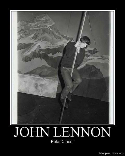 The Beatles Polska: John Lennon - Pole Dancer