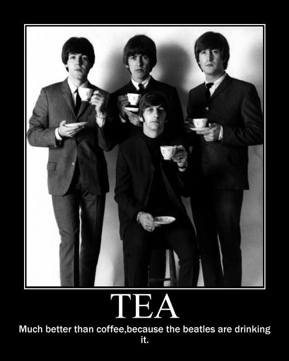 The Beatles Polska: Herbata jest lepsza od kawy...