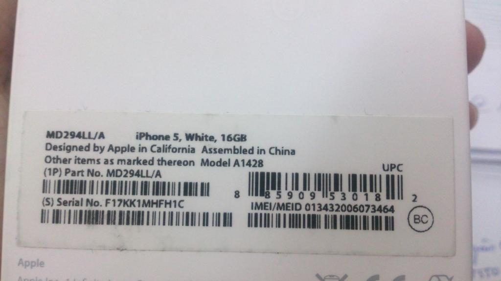 Cho ra đi 1 em ip5 quốc tế màu trắng fullbox zin đến 2 con ốc - 8