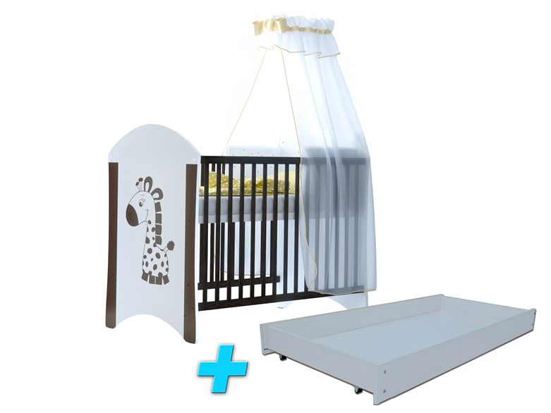 BRAND NEW BED CHILD LUXURY BABY COT WITH MATTRESS 120x60 CM eBay