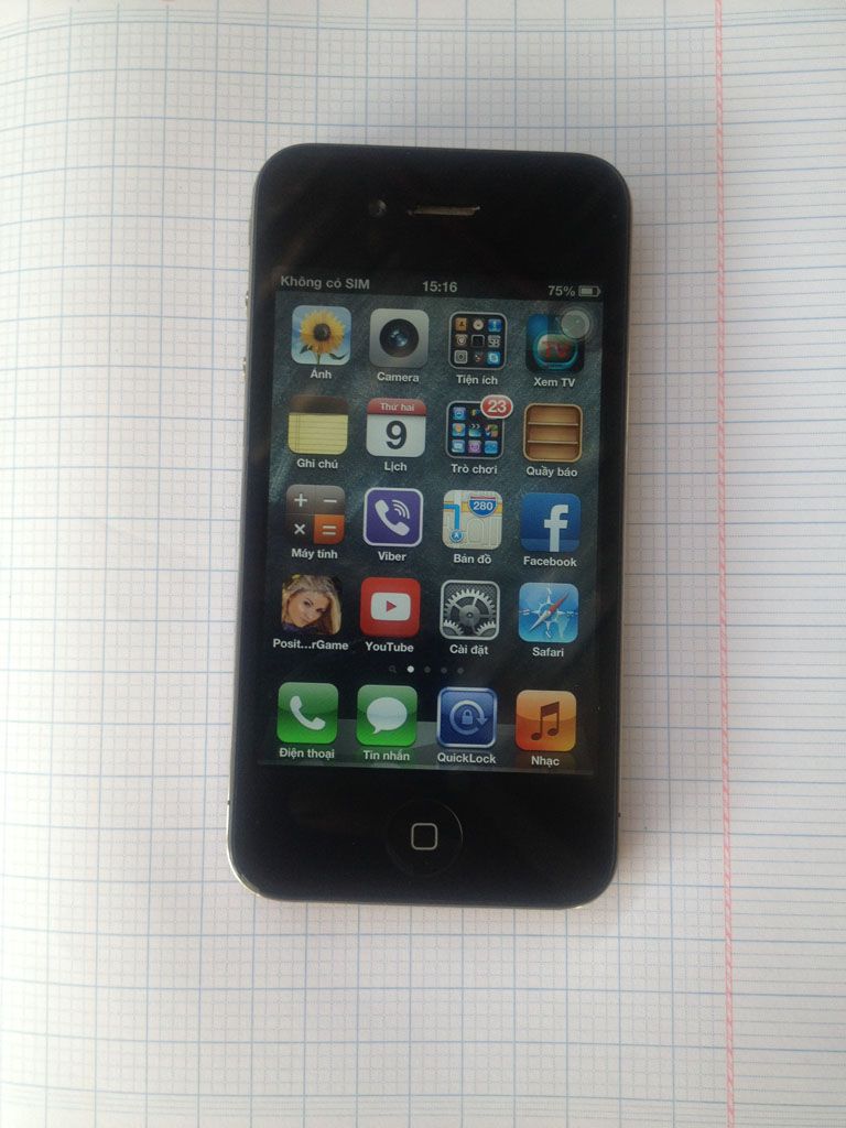 (THỦ ĐỨC)   iPhone 4S - iPhone 4 màu đen - 3